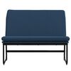 vidaXL Bankje 100x75x76 cm stof blauw