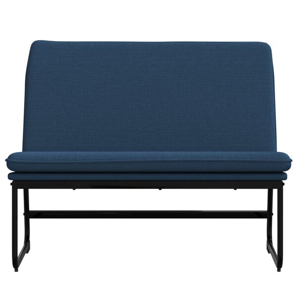 vidaXL Bankje 100x75x76 cm stof blauw