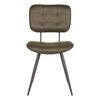 LABEL51 Eetkamerstoelen 2 st Gus 49x60x87 cm legergroen