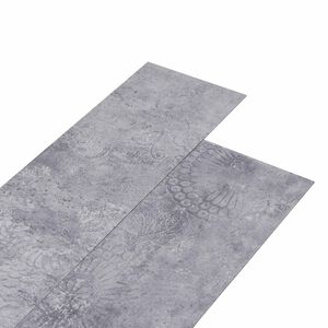 vidaXL Vloerplanken Cementgrijs 5,02 m&sup2; 36 st PVC