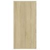 vidaXL Dressoir 160x36x75 cm bewerkt hout sonoma eikenkleurig