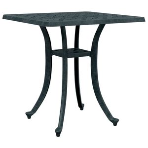 vidaXL Tuintafel 53x53x53 cm gietaluminium groen