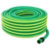 vidaXL Tuinslang 5-Lags Groen en Geel 19 mm PVC