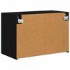 vidaXL TV-wandkast Wandgemonteerd Zwart 59,5 x 31 x 40 cm Bewerkt hout