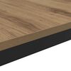 vidaXL Salontafel Ambachtelijk eiken 40 x 40 x 36 cm Bewerkt hout