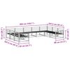 vidaXL Buiten bankenset 9 pcs Naturel Massief Acaciahout