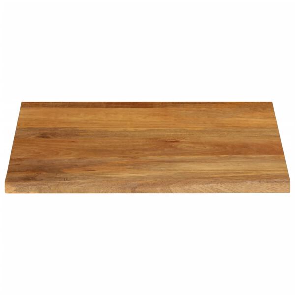 vidaXL Tafelblad met natuurlijke rand 60x60x3,8 cm massief mangohout