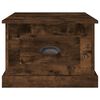 vidaXL Salontafel 50x50x35 cm bewerkt hout gerookt eikenkleurig