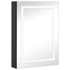 vidaXL Badkamerkast met spiegel en LED 50x13x70 cm