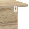vidaXL Nachtkastje Sonoma Eiken 40 x 30 x 25 cm Bewerkt hout
