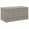 vidaXL Tuinbox 100x50x50 cm poly rattan grijs