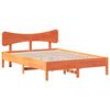 vidaXL Bed met matras massief grenenhout wasbruin 140x190 cm