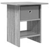 vidaXL Nachtkastje met lade Grijs Sonoma 41 x 40 x 45 cm Bewerkt hout