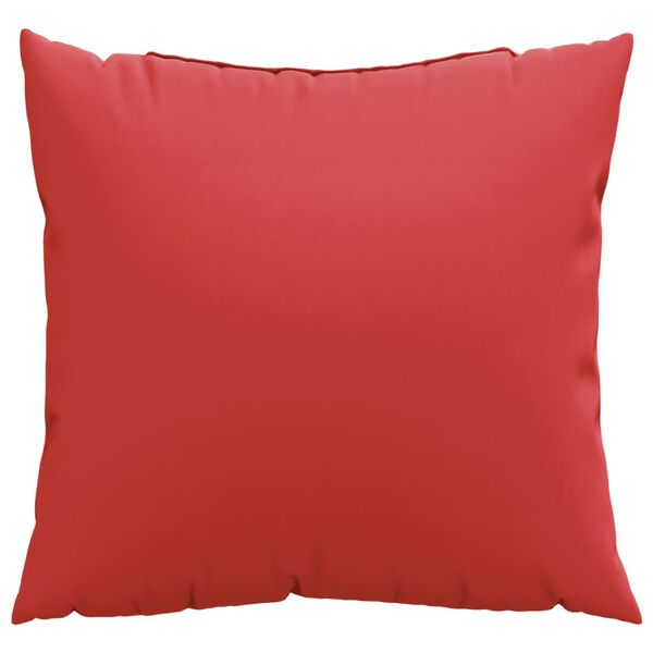 vidaXL Bankkussens 4 st 40x40 cm stof rood