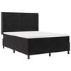 vidaXL Boxspringbed met hoofdeinde Zwart 140 x 200 cm Fluweel