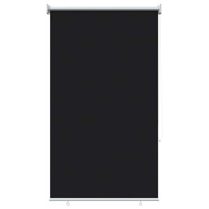 vidaXL Buitenrolgordijn UV-bescherming Zwart 100 x 230 cm (B x H)