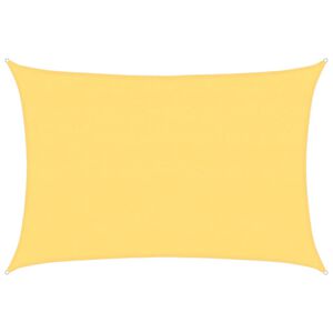 vidaXL Zonnescherm HDPE rechthoekig 4x6 m beige