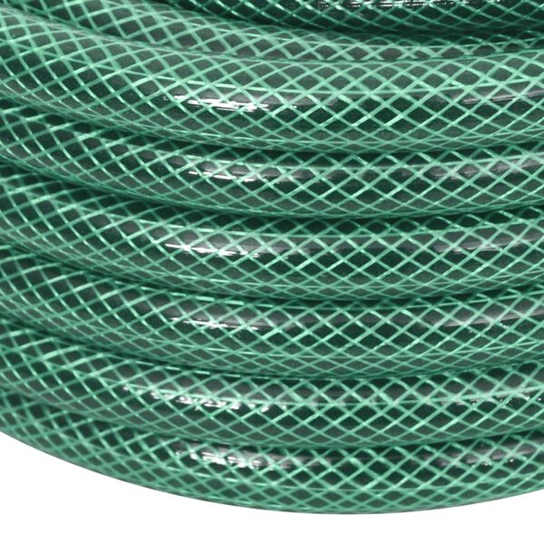 vidaXL Tuinslang met koppelingsset 0,5'' 50 m PVC groen