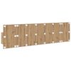 vidaXL Hoofdbord Met Kast met lade 3 pcs Artisan Eiken Bewerkt hout