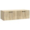 vidaXL Wandbeugel TV-kast Sonoma Eiken 98 x 41 x 30 cm Bewerkt hout