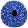 vidaXL Boottouw 8 mm 250 m polypropyleen blauw