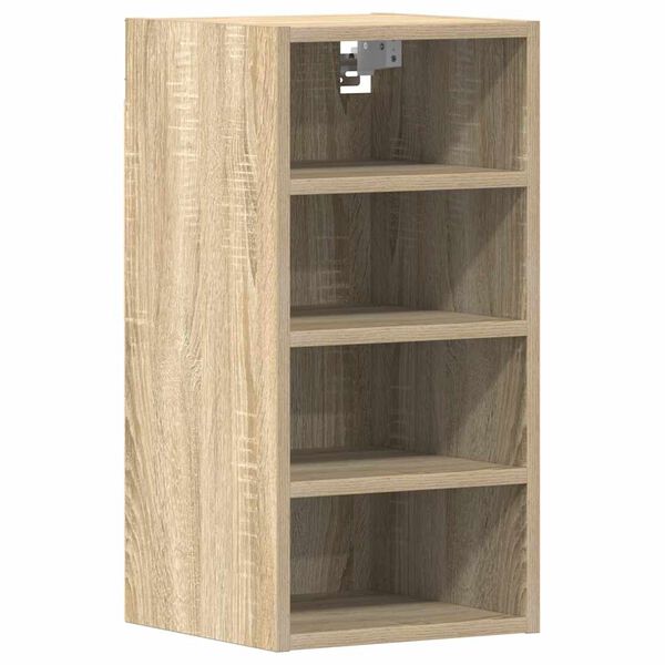 vidaXL Hangkast Riga 30x29,5x60 cm bewerkt hout sonoma eikenkleurig