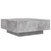 vidaXL Salontafel 80x80x31 cm spaanplaat betongrijs