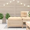 vidaXL Tuinvoetenbank 62x63,5x32 cm massief grenenhout