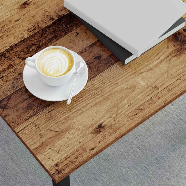 vidaXL Salontafel Oudhout 60 x 30 x 36 cm Bewerkt hout