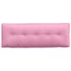 vidaXL Rugkussen Roze 140 x 19 x 50 cm Stof