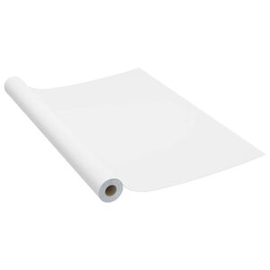 vidaXL Meubelfolie zelfklevend 500x90 cm PVC wit
