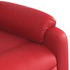 vidaXL Fauteuil verstelbaar kunstleer rood