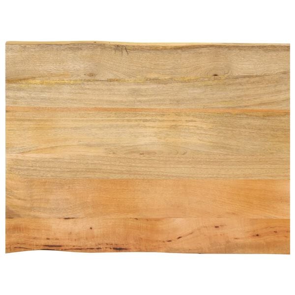 vidaXL Tafelblad met natuurlijke rand 90x60x3,8 cm massief mangohout