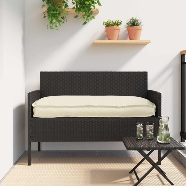 vidaXL Pallet Kussen Set 2 pcs Crème 100 x 40 x 8 cm Oxford stof