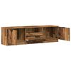 vidaXL Tv-meubel 140x35x40 cm bewerkt hout oud houtkleurig