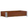 vidaXL Palletopzetrand 100x50 cm massief grenenhout bruin