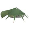 vidaXL Teepee Tent met dak Groen en Grijs 600 x 600 x 347 cm