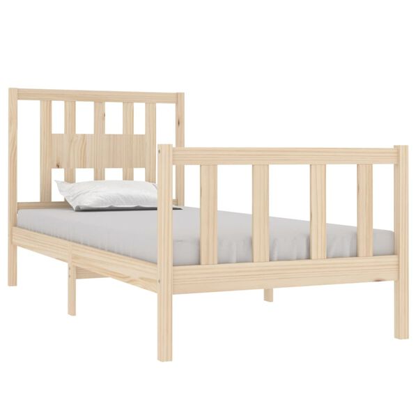 vidaXL Bedframe massief hout 90x190 cm