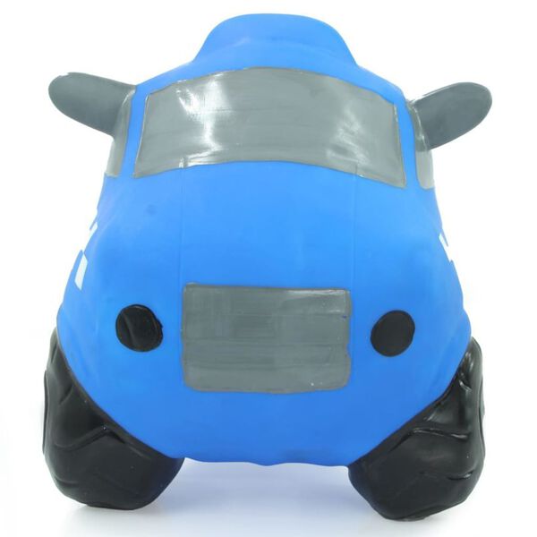 JAMARA Skippybal politieauto met pomp blauw