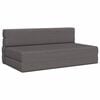 vidaXL Vouwbare Bankbed Lichtgrijs 152 x 86,5 x 60 cm Stof