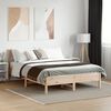 vidaXL Bedframe zonder matras massief grenenhout 135x190 cm