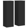 vidaXL Plantenstandaards 2 st 25x25x80 cm bewerkt hout zwart