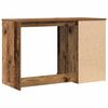 vidaXL Bureau met lade Oud Hout 50 x 115 x 75 cm Bewerkt hout
