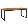 vidaXL Tuintafel met U-vormige poten 200x90x75 cm massief acaciahout