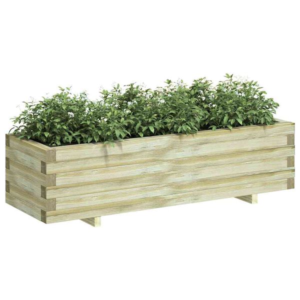 vidaXL Plantenbak verhoogd rechthoekig 120x40x30 cm hout