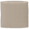 vidaXL Palletkussen voor zitting Taupe 80 x 80 x 12 cm Oxford stof
