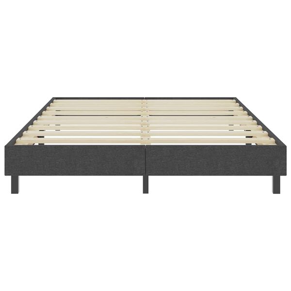 vidaXL Boxspringframe stof grijs 180x200 cm