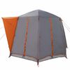 vidaXL Huisje Tent met dak Grijs en Oranje 320 x 320 x 203 cm
