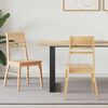 vidaXL Eettafelstoelen 2 pcs Naturel 43 x 54 x 89 cm