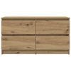 vidaXL Tv-meubel 100x35x54 cm bewerkt hout artisanaal eikenkleurig